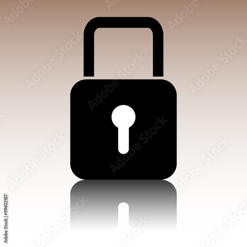 Vector lock icon