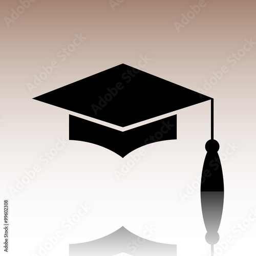 Mortar Board or Graduation Cap, Education symbol
