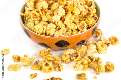 Glass ceramic bowl popcorn