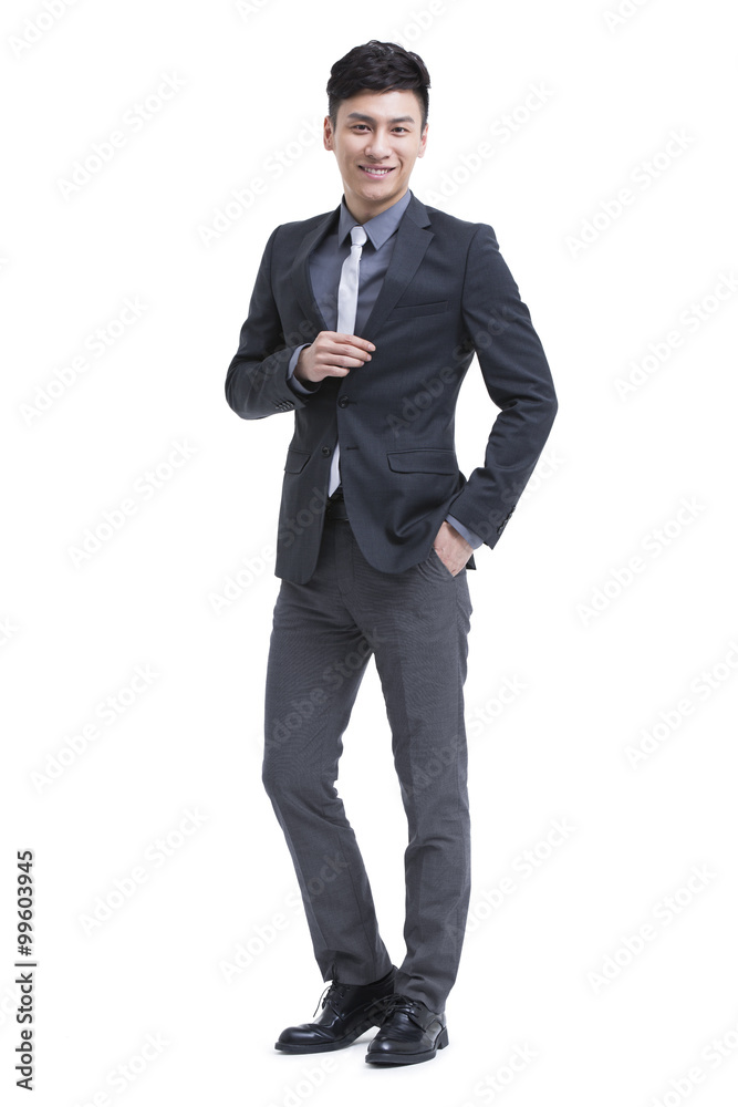 Portrait of fashionable businessman Portrait of fashionable businessman