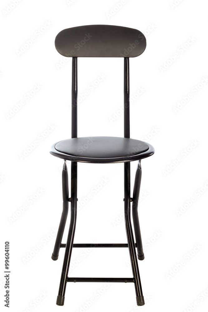 Black chair isolated Black chair isolated