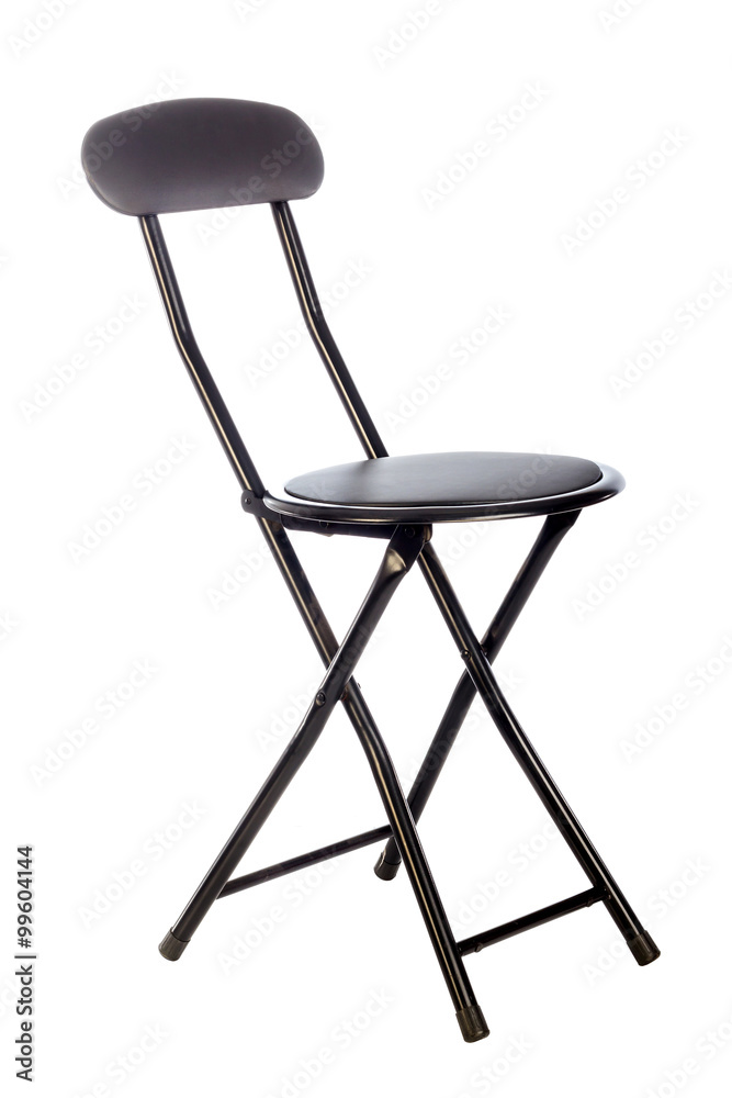 Black chair isolated Black chair isolated