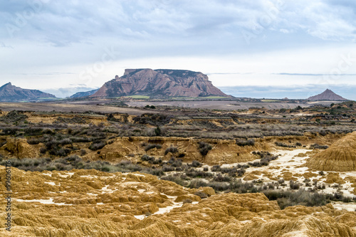 Obraz na płótnie Plateau in Bardenas Reales