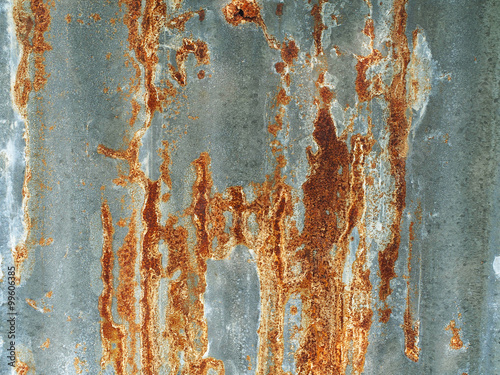 Old rusty galvanized 