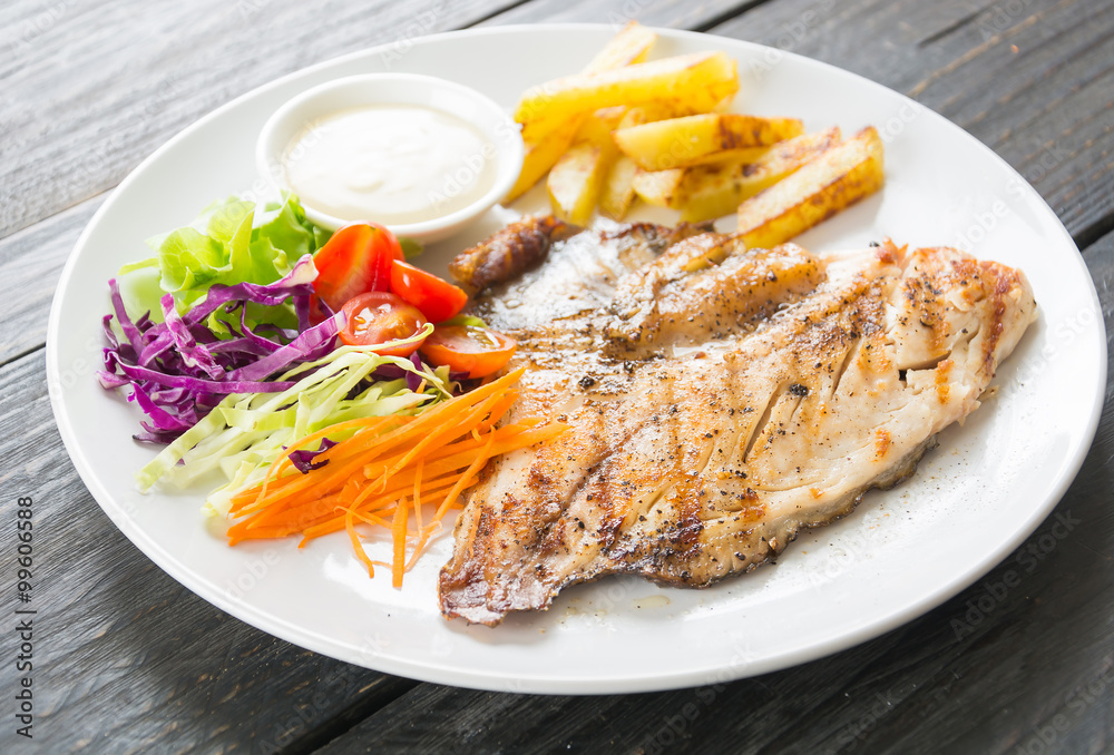 fish steak fish steak
