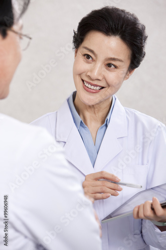 Doctors in discussion