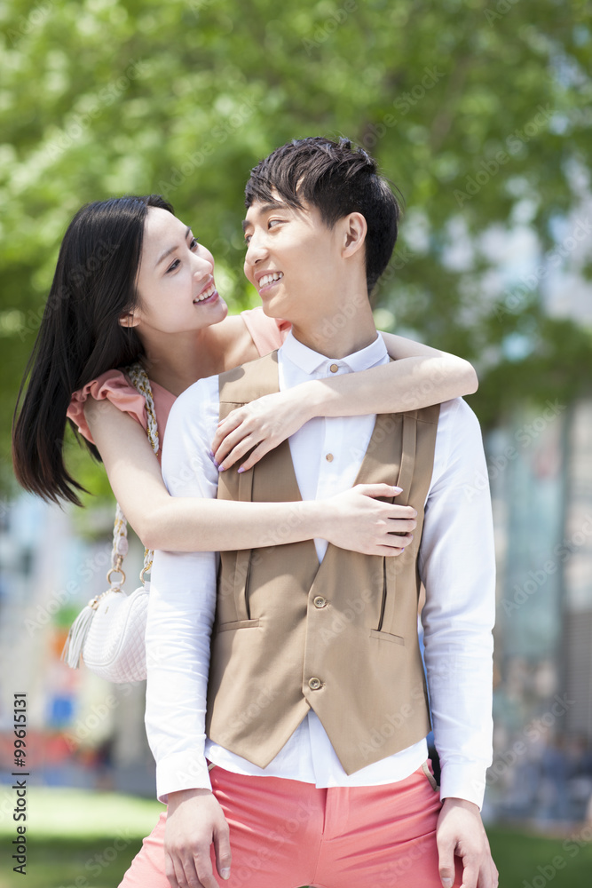 Fototapeta premium Sweet young couple in love