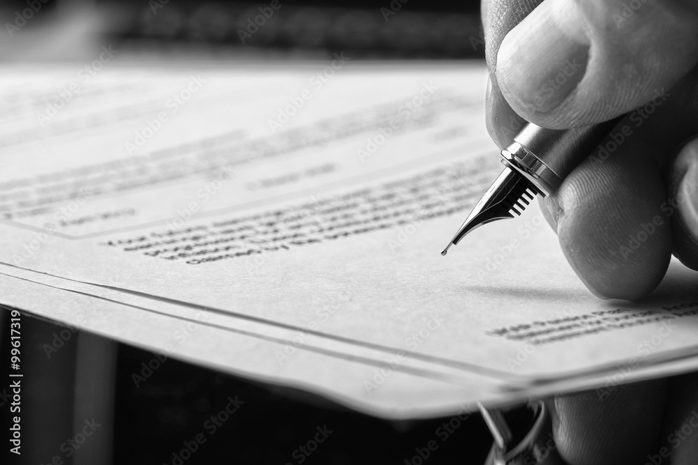 Fountain Pen Signature.