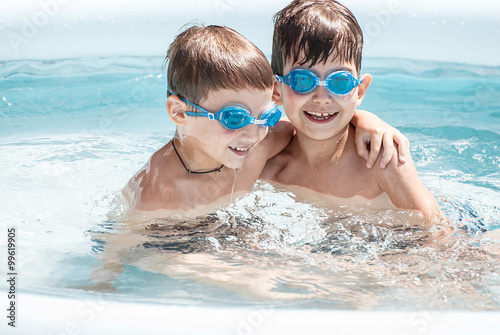 children in pool © Vasilev Evgenii