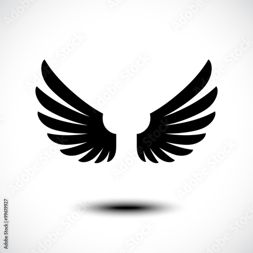 Angel wings. Vector illustration