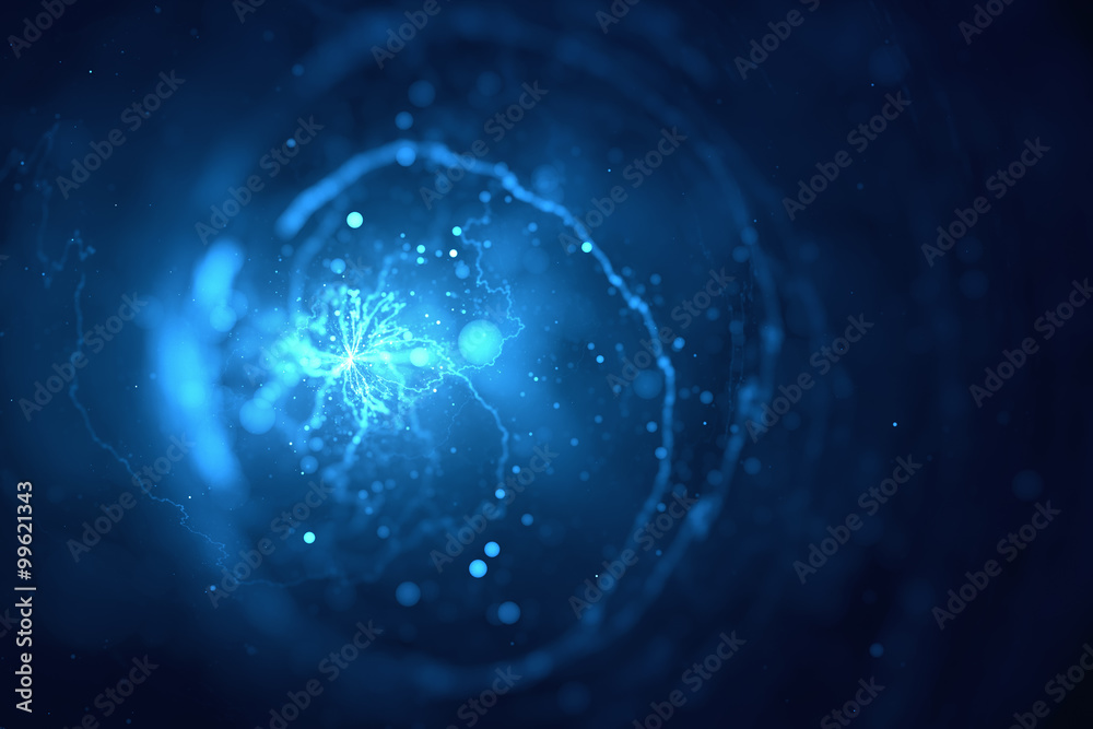 Obraz premium Abstract blurry blue background