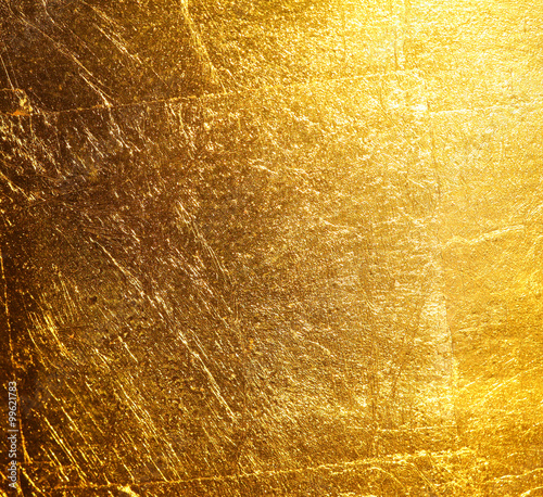 Carta da parati oro - Carta da parati gold foil background texture.