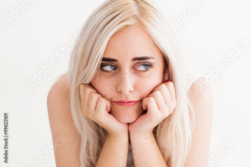 woman tired and not enough sleep