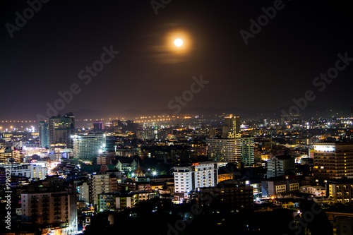 Pattaya city at night