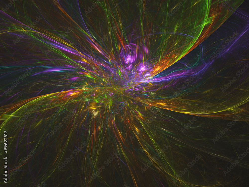 Fototapeta premium Abstract fractal background 