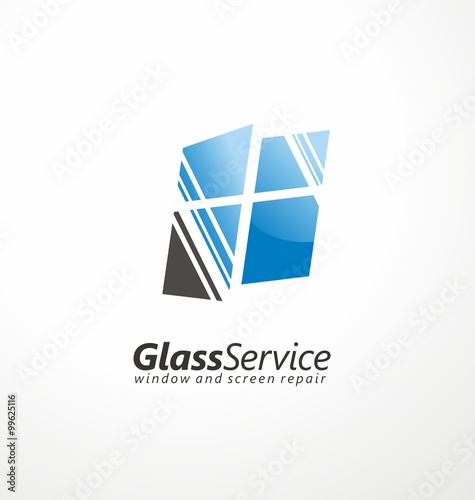 Glass service symbol layout