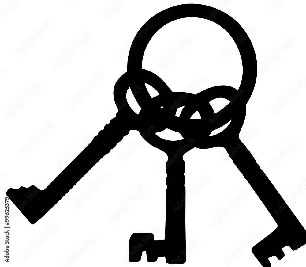 Obraz premium 3 keys on the ring