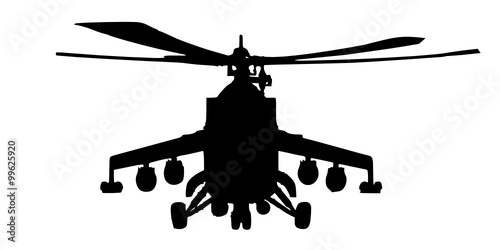 a helicopter 