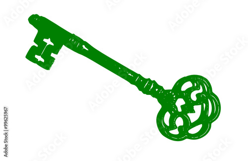 a green key 