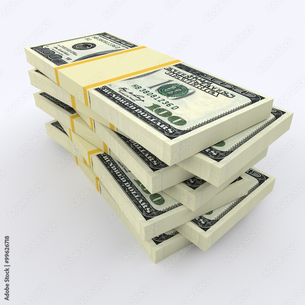 Stacks of money Stacks of money