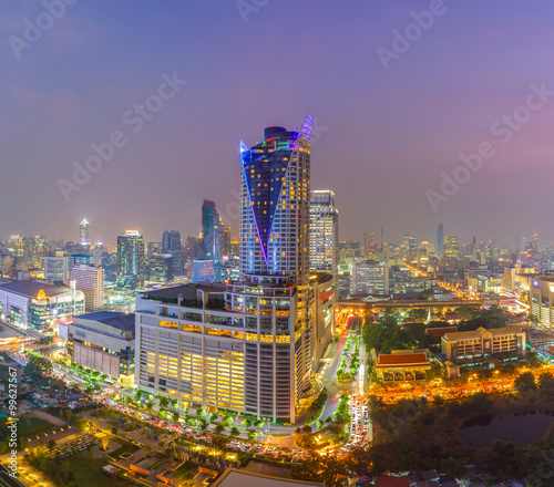 Canvas Print Bangkok Shopping Mall.