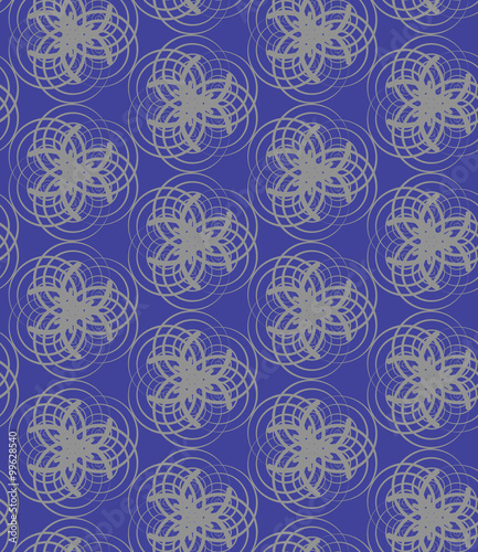 Seamless pattern of rounds for background 