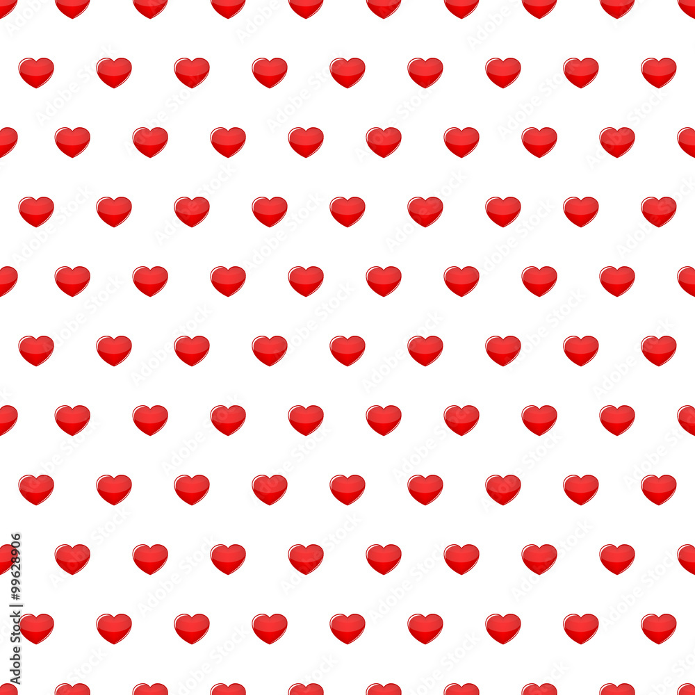 red hearts seamless pattern red hearts seamless pattern