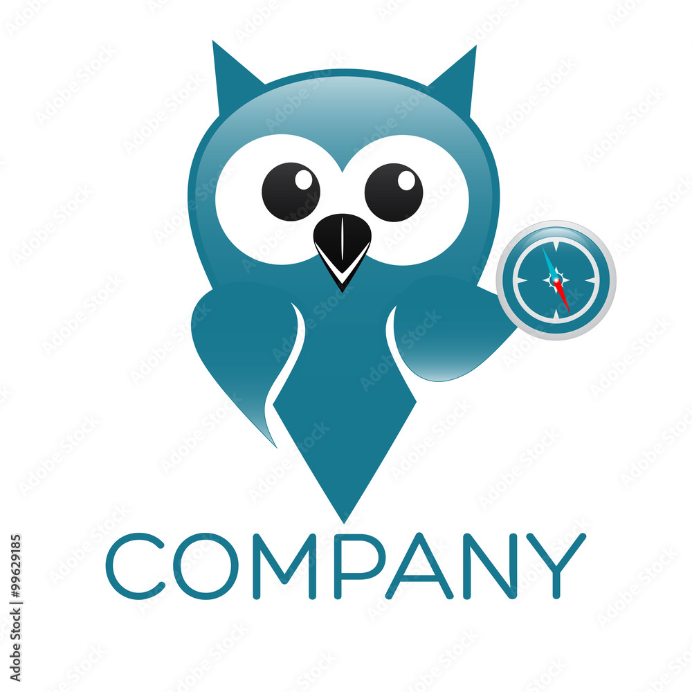 Fototapeta premium owl icon