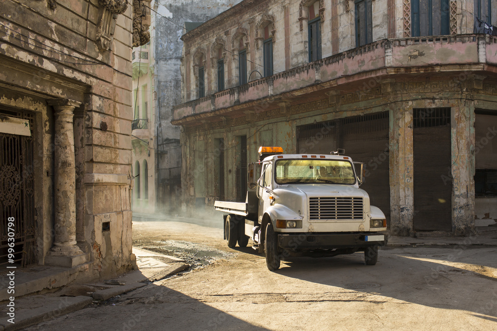 Old car on the street of Havana, Cuba