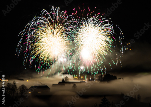 Feuerwerk über Hittisau photo