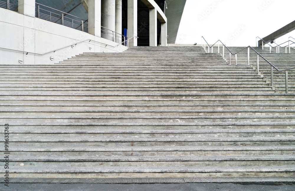Fototapeta premium Staircase grey texture .