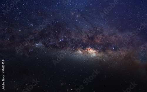 Fototapeta Naklejka Na Ścianę i Meble -  Infinite space background with milky way. This image elements furnished by NASA.