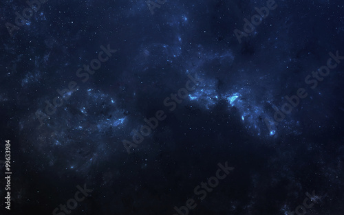 Infinite space background with nebulaes and stars. This image elements furnished by NASA.