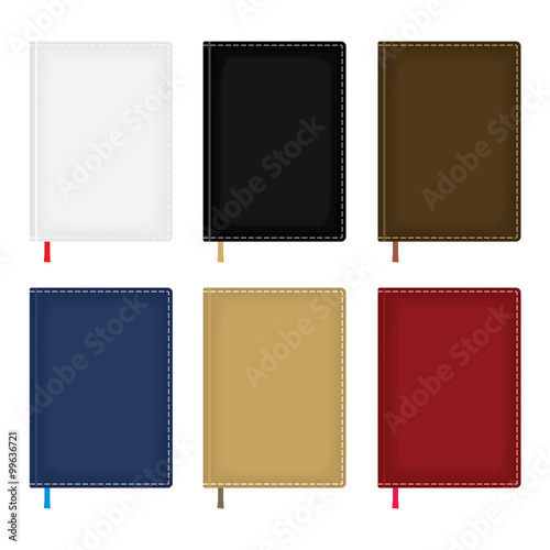 Notebook diary blank cover set