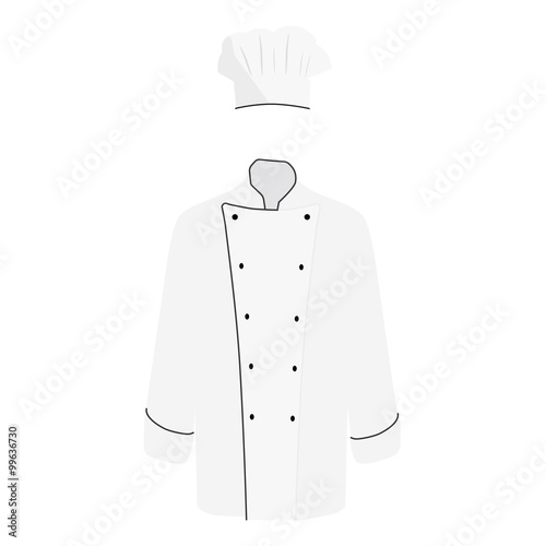 White chef uniform