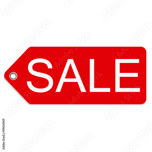 Sale tag vector