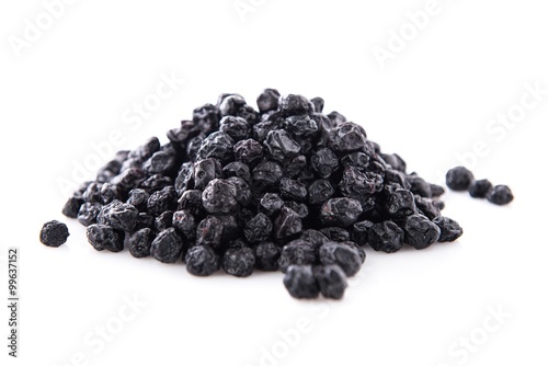 Sweet dehydrated black blueberry