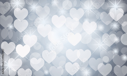 vector background with hearts