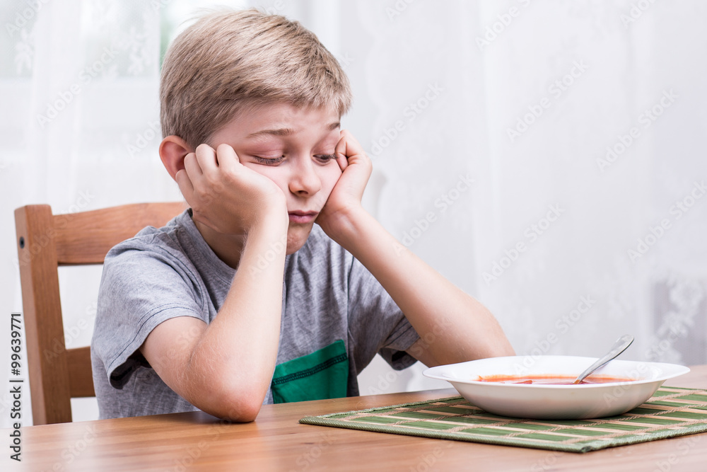 Fussy eater during dinner Fussy eater during dinner