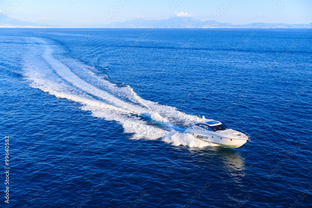 luxury motoryacht in navigation luxury motoryacht in navigation