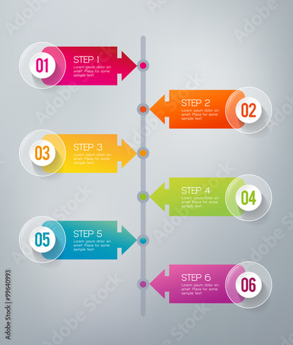 Infographics - 6 steps