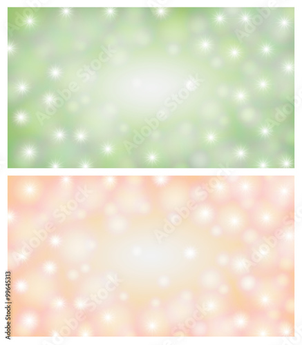 Space background illustration light green