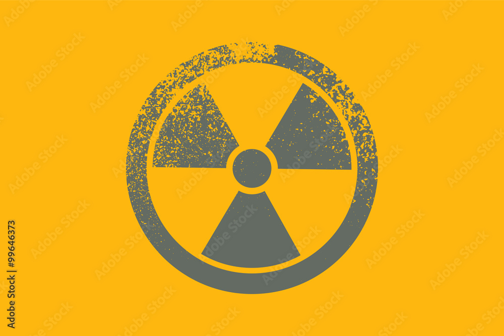Fototapeta premium Radioactive symbol. Design element. Vector illustration,eps 10.