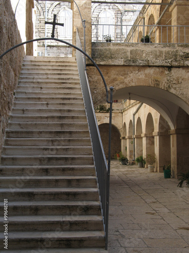 Stairs in yard in Bethlehem