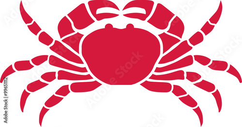 Red cancer crab