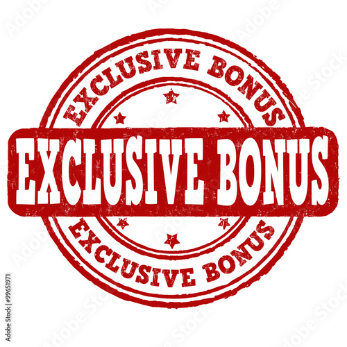 Exclusive bonus stamp