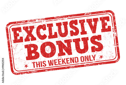 Exclusive bonus stamp