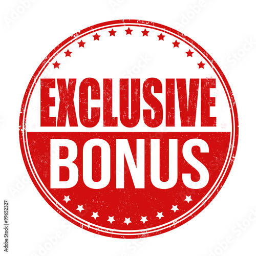 Exclusive bonus stamp