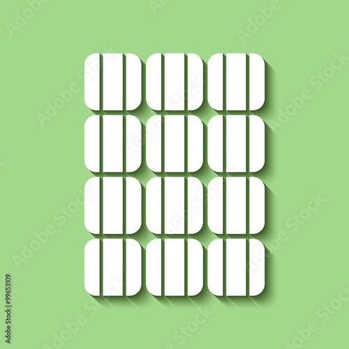 Logo panneaux solaires.