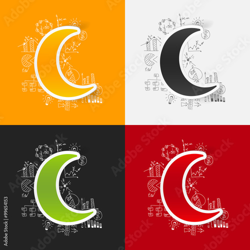 Drawing business formulas: moon